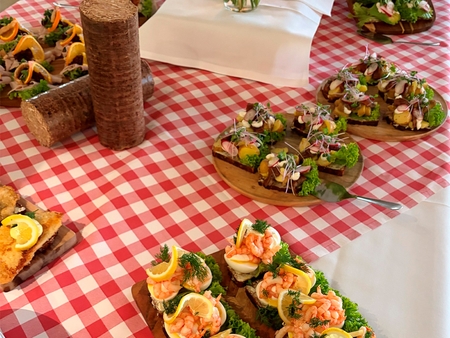 Smørrebrødsbuffet på Hotel Norden